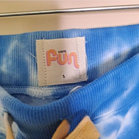 WARM FUN WARM & SUNNY CHILL SWEATPANT Tie-Dye Joggers Size Small Made in USA - Picture 6 of 8
